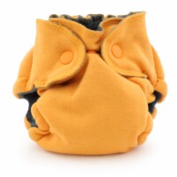 Ecoposh OBV Newborn AIO Fitted Cloth Diaper Saffron