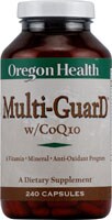 Oregon Health  Multi-Guard with CoQ10 Perspective: front