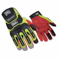 Ringers Gloves RIN146-13 R-14 Mechanics Gloves, Hivis - 3XL