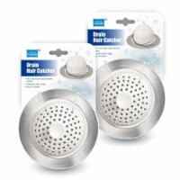 Grand Fusion Shower & Bathtube Drain Hair Catcher 2 Pack
