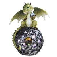 FC Design 7 H Cute Green Dragon on LED Globe Statue Fantasy Night Light Figurine Home Decor