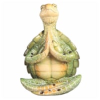 FC Design 6.75 H Green Sea Turtle of Yoga Lotus Pose Statue Fantasy Figurine Home Decor