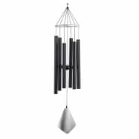 FC Design 34 Long Tuned Wind Chime Traditional Black Tube Garden Decor