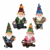 FC Design 4-PC Miniature Working Garden Gnome Figurine Set 4.25 H Fantasy Home Decor