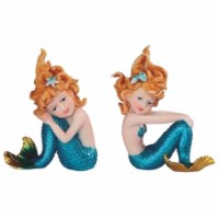 FC Design 2-PC Lovely Mini Mermaid 4 H Fantasy Figurine Set Home Decor