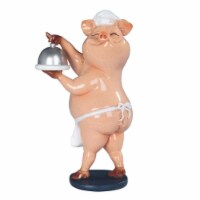 FC Design 7.75 H Piggy Chef Holding Tray Figurine Home Decor Perfect House Warming Gifts