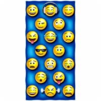 Dawhud Direct Emoji Beach Towel - Teens, Kids, Boys, Girls - 30 x60  Super Soft Plush Cotton