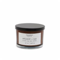 Foundry™ Candle Co. Whiskey + Oak 3 Whick Soy Wax Candle