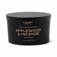 Foundry 16 oz 3 Wick Applewood & Incense Scented Candle