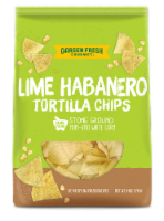 Garden Fresh Gourmet Lime Habanero Tortilla Chips Perspective: Main