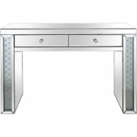 Diana Mirrored Console Table with Clear Mirrored Glass