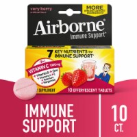 Airborne Vitamin C E Zinc and Immune Supplement Very Berry Effervescent Tablet