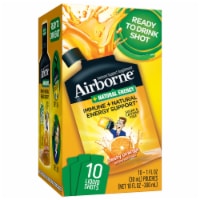 Airborne Immune & Natural Energy Support Liquid Shot 10 Count Perspective: Main