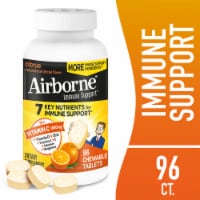 Airborne® Vitamin C E Zinc and Immune Supplement Citrus Chewable Tablets
