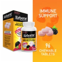 Airborne Original Berry Flavored Immune Support Supplement Chewable Tablets