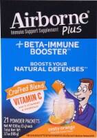 Airborne Plus Zesty Orange Beta-Immune Booster Powder Packets Perspective: Main