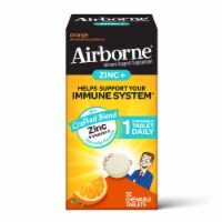 Airborne Immune Support Zinc+ Orange Chewable Tablets