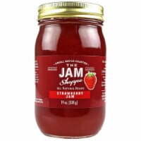 The Jam Shoppe All Natural Strawberry Jam 19 oz Handcrafted Real Fruit Recipe
