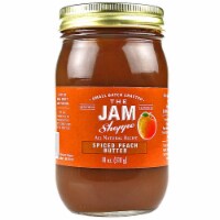 The Jam Shoppe All Natural Spiced Peach Butter 18 Oz. Jar Real Fruit Recipe