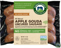 Niman Ranch Uncured Apple Gouda Sausage Perspective: Main