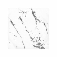 White with Silver Marble Paper Beverage/Cocktail Napkins (600 Napkins)