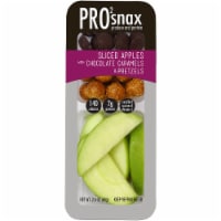 Pro2Snax Sliced Apples with Chocolate Caramels and Pretzels