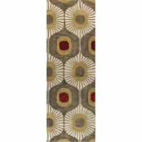 Bashian Chelsea Woodbridge 2'6  x 8' Area Runner Rug in Mocha
