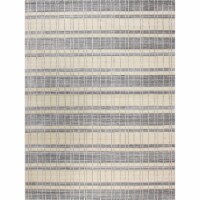 Bashian L123-IVSLA-2.6X10-BN1 Bashian Terrain Collection Striped Contemporary Wool & Viscose