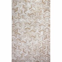 Bashian H112-CA-8X10-H26 8 x 10 ft. Santa Fe Collection Contemporary Leather Hand Stitched Ar