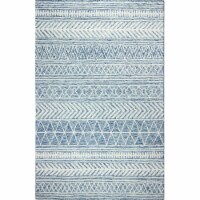 Bashian R131-DEN-5X7.6-AL118 5 ft. x 7 ft. 6 in. Valencia Collection Transitional 100 Percent