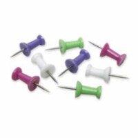 Skilcraft Pushpins- Pin Length .38 in.- Rust Resistant- 100-BX- Assorted