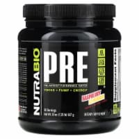 NutraBio PRE-Workout Performance Igniter Raspberry Lemonade - 1.25 lb (567 g)