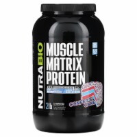 NutraBio Muscle Matrix Protein Confetti Cake - 2 lb (907 g)