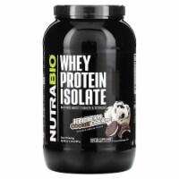 NutraBio Whey Protein Isolate Ice Cream Cookie Dream - 2 lb (907 g)