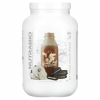 NutraBio Grass Fed Whey Protein Isolate Ice Cream Cookie Dream - 2 lb (907 g)