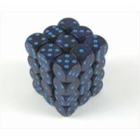 Chessex Manufacturing 25907 Cobalt Speckled - 6 Sided 12 mm Dice Set Of 36