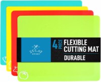 Zulay Kitchen Extra Thick Plastic Cutting Boards Set for Kitchen