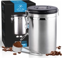Zulay Kitchen Coffee Canister with Air Filter and Date Tracking