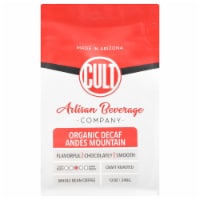 Cult Decaf Andes Mountain Medium Roast Organic Whole Bean Coffee Perspective: Main