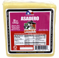 Cheesemakers Asadero Jaimito Mexican Style Block Cheese Perspective: Main