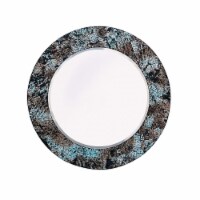 WHOLE HOUSEWARES | Blue Multi Mosaic Mirror | Modern Decor Wall 20