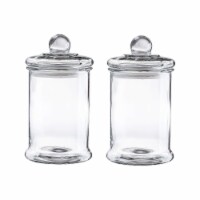 Glass Apothecary Jar Canister Set with Ball Lid (0.7 Gallon)
