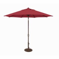 SimplyShade SSUM91-0900-D2412 9 ft. Aruba Octagon Auto Tilt Market Solefin Umbrella, 2412 Rea