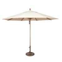 SimplyShade SSUWA811SS-A5404 Ibiza 11 ft. Sunbrella Wood & Aluminum Umbrella White