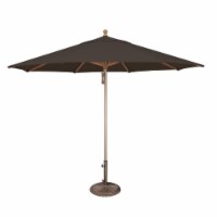 SimplyShade SSUWA811SS-D2408 Ibiza 11 ft. Solefin Wood & Aluminum Umbrella Black