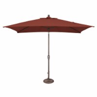 Catalina SSUM92-6X10RT00-D2407 Push Button Market Umbrella, Henna & Bronze