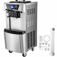 Vevor 20-30L/H Commercial Soft Serve Ice Cream Maker 3 Flavors Ice Cream Machine