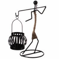 Wire Figure Candle Holder Decorative Modern Tea Light Lantern Tabletop Centerpiece Candle