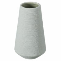 Decorative Ceramic Round Cone Shape Centerpiece Table Vase green