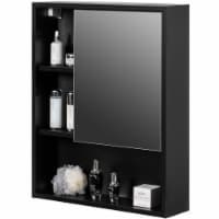 Wall Mount Bathroom Wood Cabinet with Adjustable Shelf and Double Doors  Medicine Organizer, 1 unit - Kroger